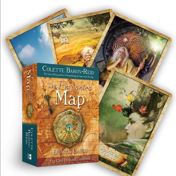 Other - The enchanted map oracle cards 54 card deck+guide